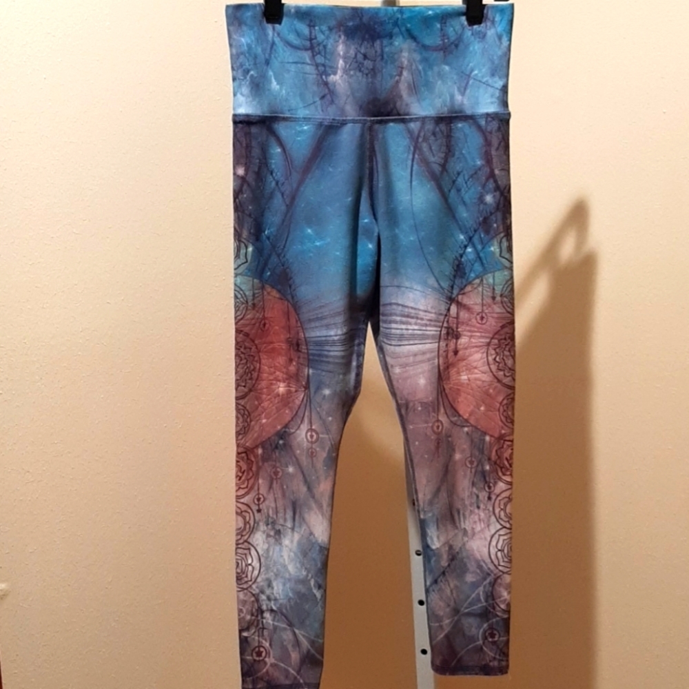 Evolution And Creation Chakra Celestial Leggings - image 1